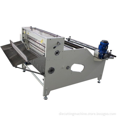 Printed paper roll to sheet cutting machine